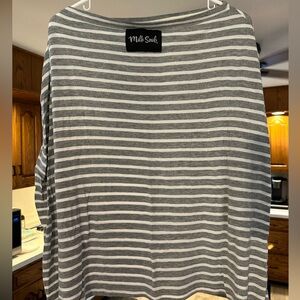 Milk Snob car seat striped cover